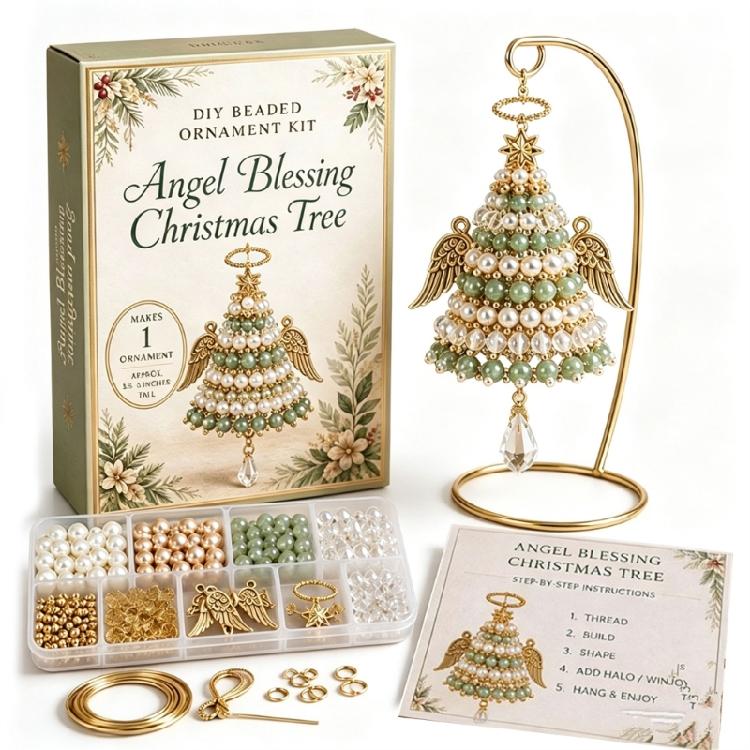 DIY Hanging Tree Ornament Project, 1 Christmas Craft for Shop Fronts, Holiday Parties, Homes, or Office Displays