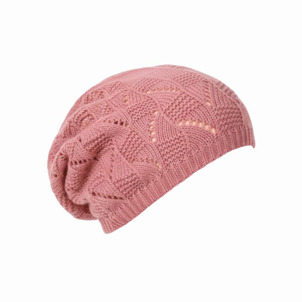 Hollow Out Winter Knitted Hat Twist Crochet Female Berets Fashion Pullover Cap  Winter