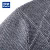 ROMON Men's 100% Cashmere Mock Neck Thick Warm Sweater