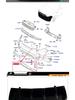 Front Bumper Towing Eye Cover for 2020 Land Rover Discovery 5 Anniversary Edition LR082830 - Black/Silver