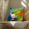 Pokemon Adventure Partners Anime Plush Pillow Cover Soft Short Plush Cushion Cover For Sofa Bedroom Home Decor Gift