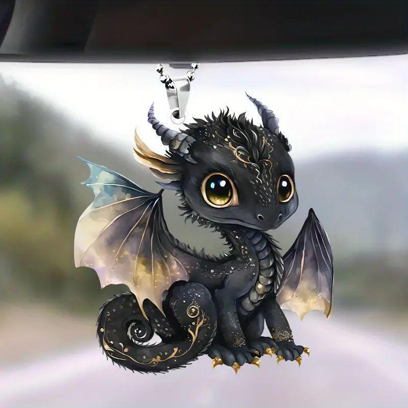 Turtle Acrylic Colorful Car Interior Pendant For Turtle Lovers Cute Cartoon Style