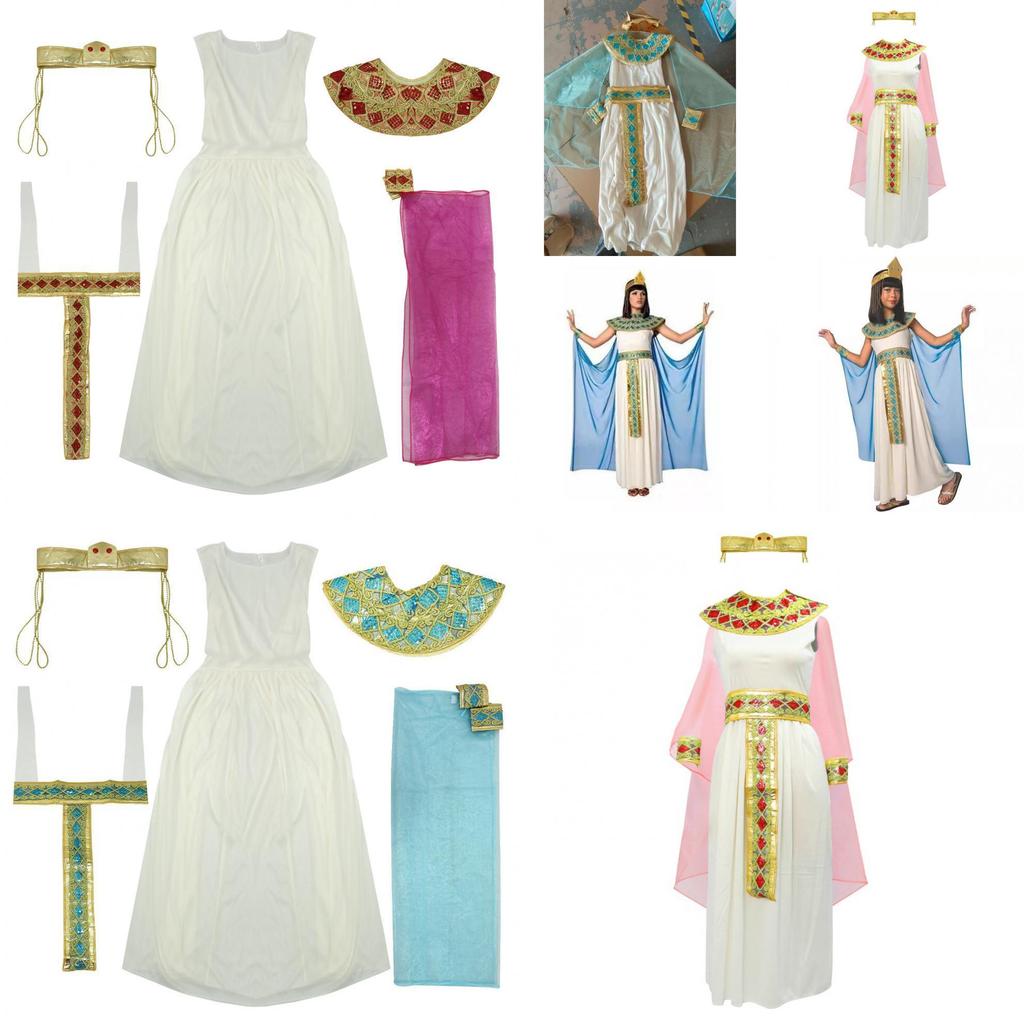 Stunning Egyptian Queen Cosplay Costume For Adults And Kids Perfect For Parties