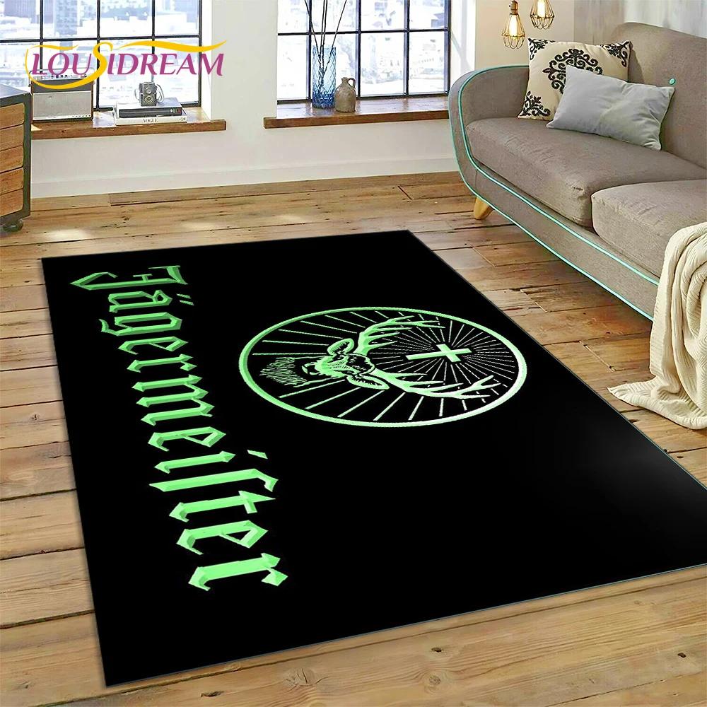 27 Style German J-Jaegermeister Elk Carpet Rug for Bedroom Living Room Home Sofa Decoration,kids Game Play Decor Floor Mat Gift