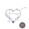 5-Piece Stainless Steel Heart Cookie, Vegetable & Fruit Cutter Set - Valentine's Day Special
