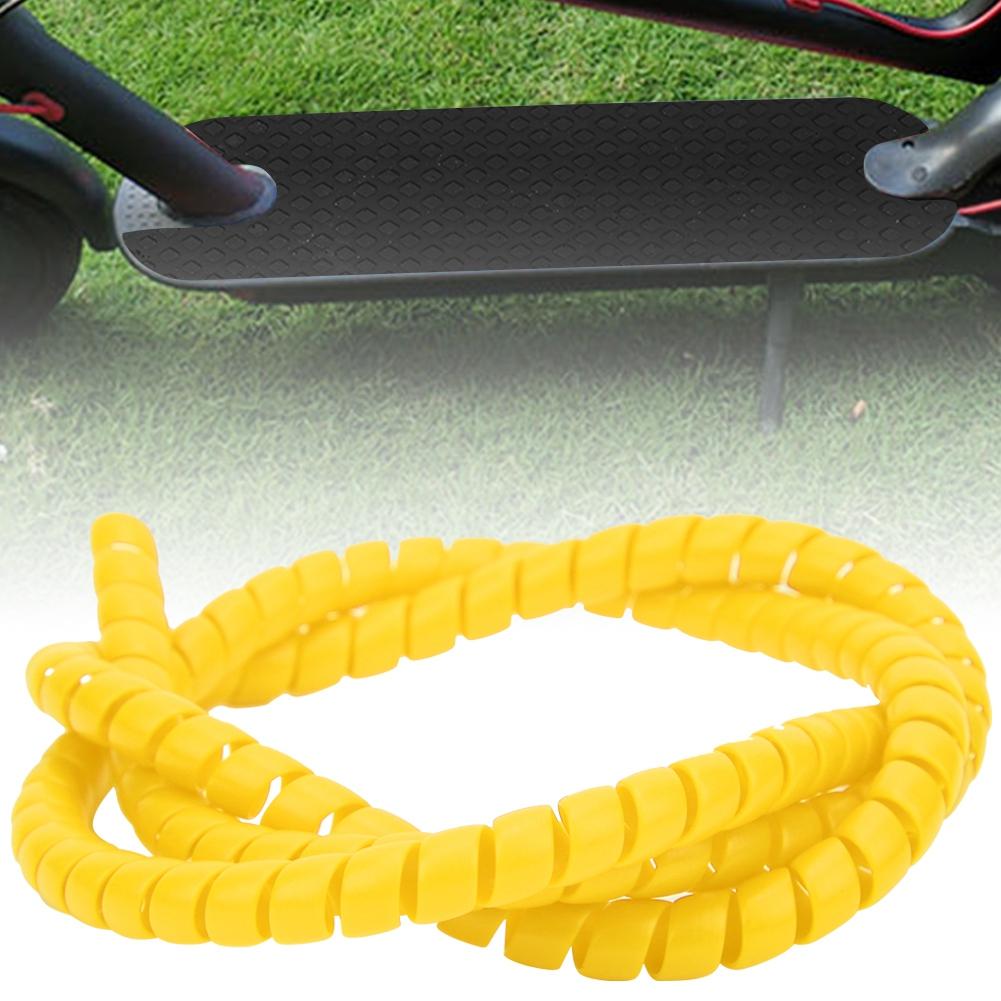 Brake Line Spiral Tube Cable Housing Protector Cover for Xiaomi M365 Electric Scooteryellow