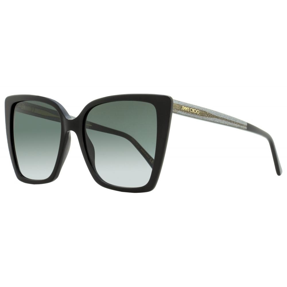 

Jimmy Choo Women s Butterfly Sunglasses Lessie 8079O Black 56mm 8079o
