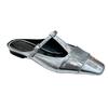 Fashion Square Toe Women Flats Slippers Slingback Mules Shoes Fashion Casual Shoes Woman Trend Sandals Summer 2025 Brand Zapatos Mujer