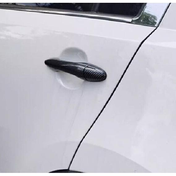 For Kia Sportage 2011-2016 Carbon Fiber Car External Door Handle Cover Trim
