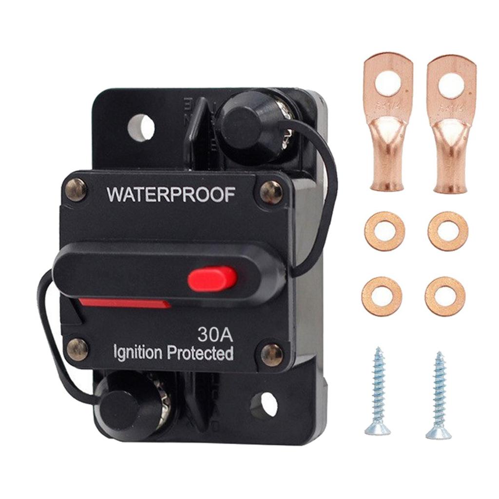 30-250A Amp Circuit Breaker Manual 30-250A For Car Truck Rv ATV Trolling Motors Vehicles,12V-48V