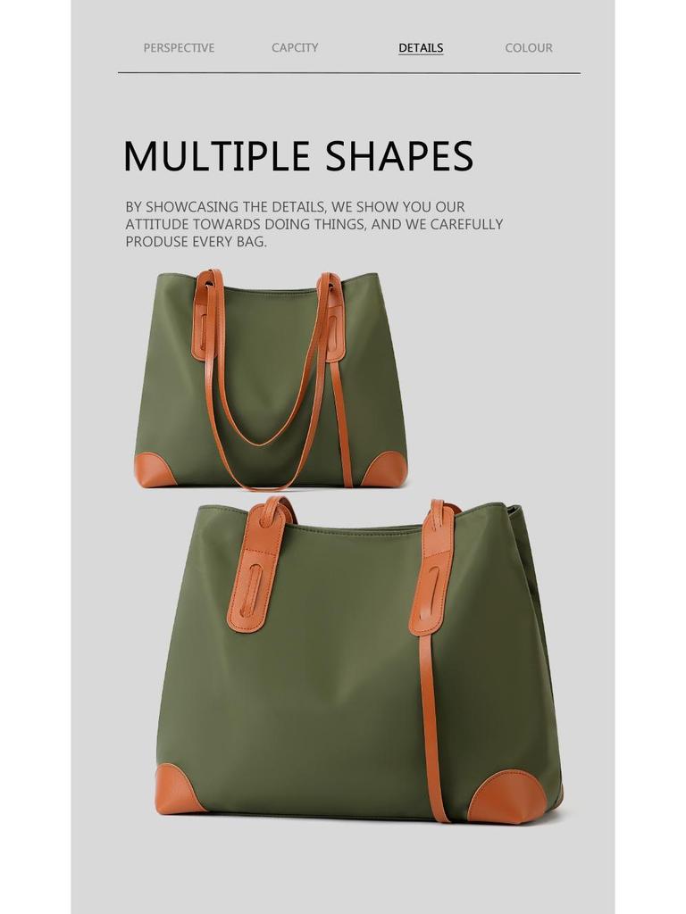 2025 Trendy Women's Large Capacity Nylon Shoulder Bag - Fashionable, Casual, Versatile Tote Handbag