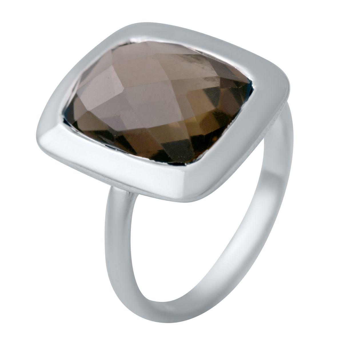 

Silver ring ProJewelry with natural rauchtopaz (smoky quartz) (2033219) 18.5