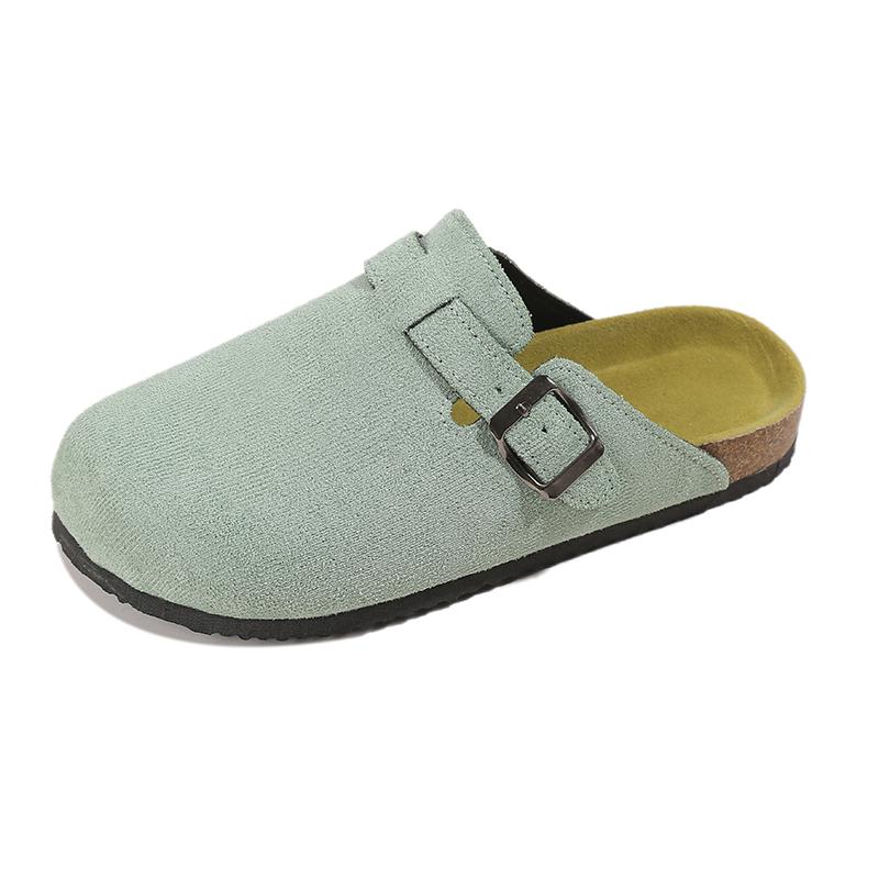 

Модні Класичні Коркові Клоги Тапочки Жіночі М яка Устілка Замшеві Сандалі з Підтримкою Склепіння Стопи Трендові Пляжні Слайди Домашні Жіночі Мюлі 37 небо синє кольору