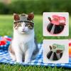 Multi Pet Sun Protective Hat Wide Brimmed Design For Dogs Cats Rabbits Lightweight Summer Accessory