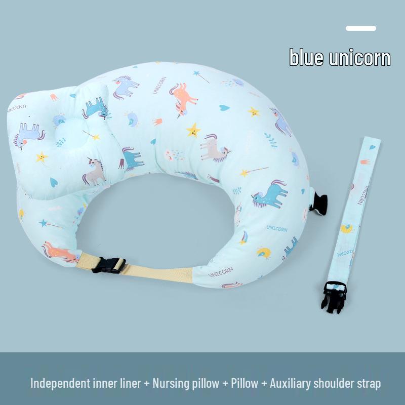Breastfeeding & Nursing Pillow - Postpartum Support, Backrest, Side-Lying Baby Feeding Cushion