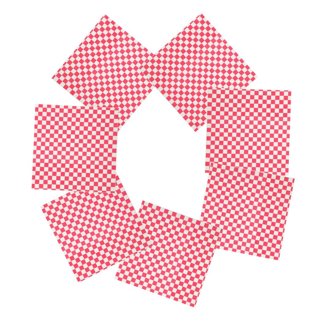 50 Sheets Greaseproof Food Wrap Paper Oil Proof Liners for Sandwiches Cakes Cookies French Fries Picnics Weddings
