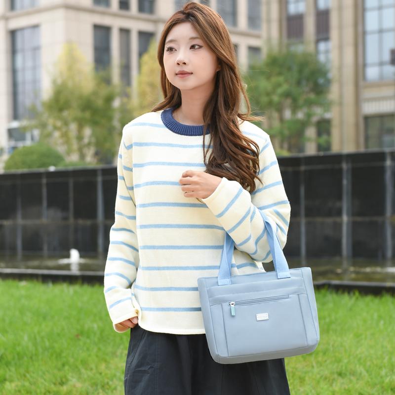 Borsa a Mano da Donna in Nylon Impermeabile a Spalla