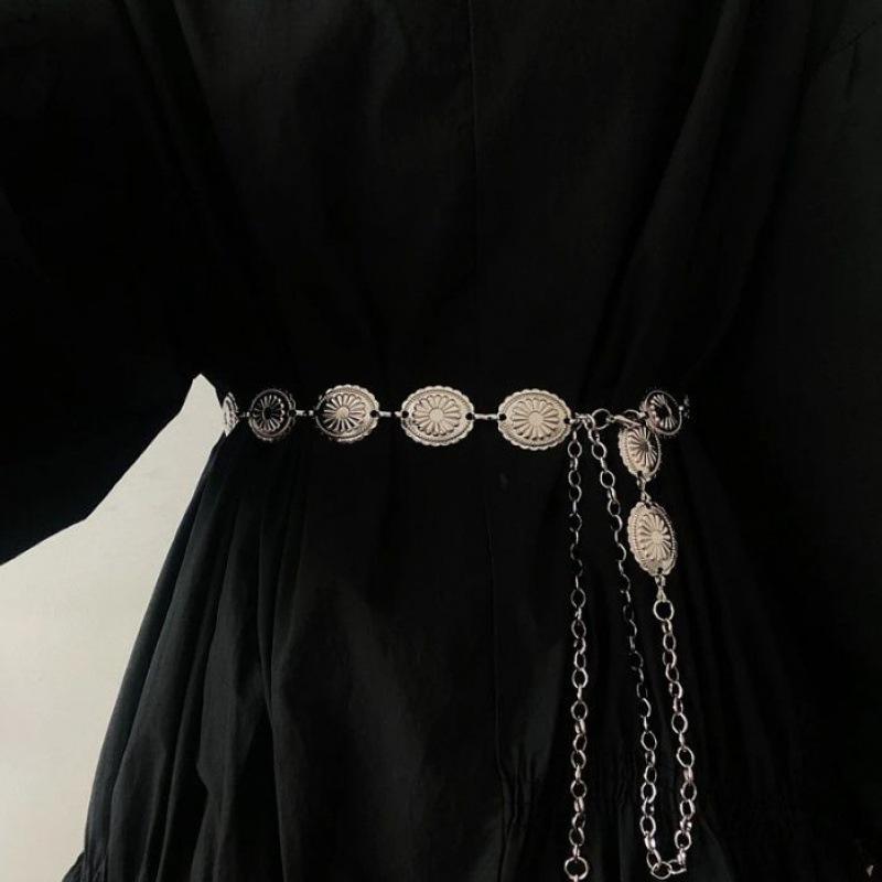 Retro Sophisticated Metal Waist Chain For Women Complements Dresses And Everyday Styles