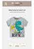 Dinosaur Cartoon Short Sleeve Toddler T-Shirt for Summer