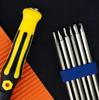 Set of 12 Steel Screwdrivers with Handle