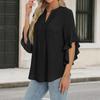 Womens Spring Tops Summer Shirts for Women Dressy Tops for Women Womens Summer T Shirts Casual Blouse V Neck Ruffle Sleeve