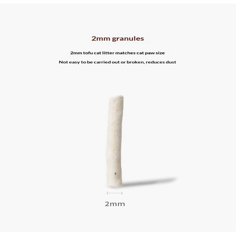 Originální rostlinná tofu kočkolit 6L Zelený čaj Směs rostlinné kočkolity Rychle hrudkující Potřeby pro domácí mazlíčky