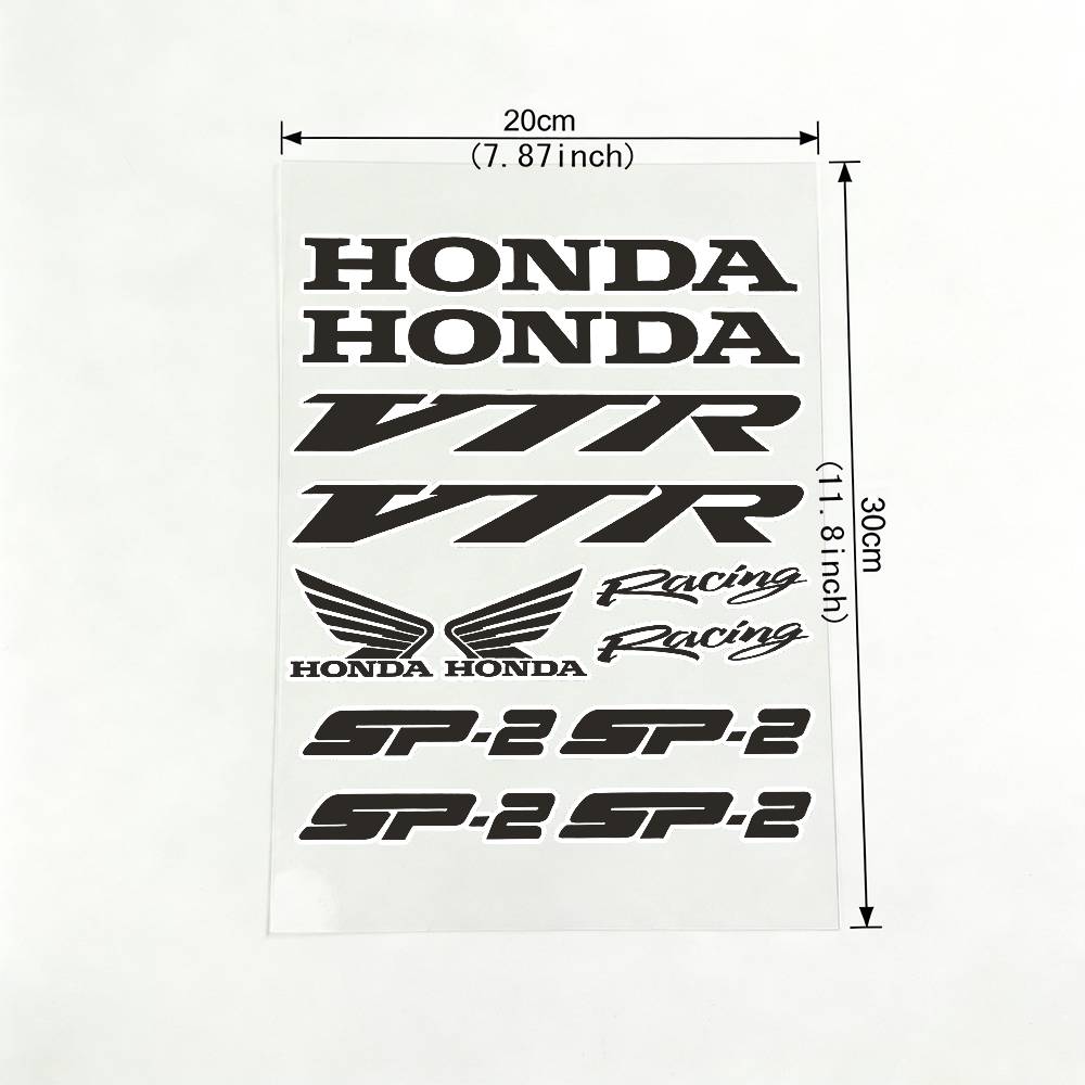 For HONDA VPR SP2 18 Colors Reflective Motorcycle Stickers Waterproof Vinyl Decals For Motorbike Helmet Fuel Tank Bike TP6