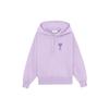 Heart Logo Loose Hoodie Women Hoodies Purple E21FJ058747-504