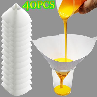 Φίλτρο Καθαρισμού Χρώματος Αυτοκινήτου Κωνικό Μίας Χρήσης Χαρτί Φίλτρου Χρώματος Αυτοκινήτου Νάιλον Μικρών Διαρροών Χαρτί Χοάνη Εργαλείο Ανταλλακτικά Αυτοκινήτου