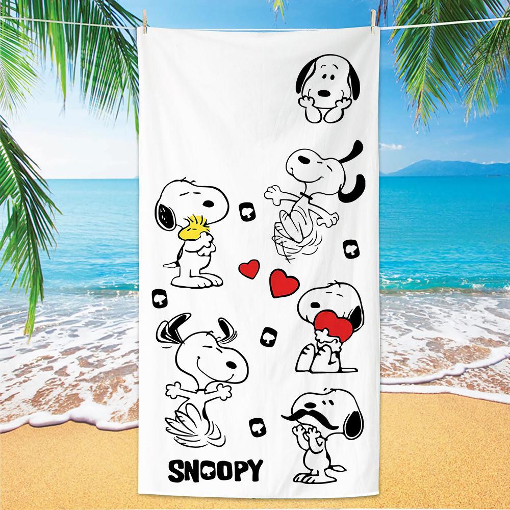 Popular Microfiber Beach Towel Cartoon Children'S Class A Beach Towel Summer Beach Towel