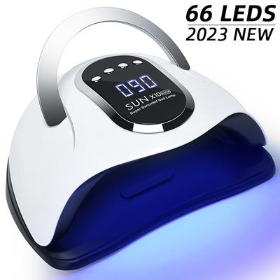 Max UV LED Nail Lamp For Fast Drying Gel Nail Polish Dryer 66LEDS Home Use Ice Lamp With Auto Sensor For Manicure Salon