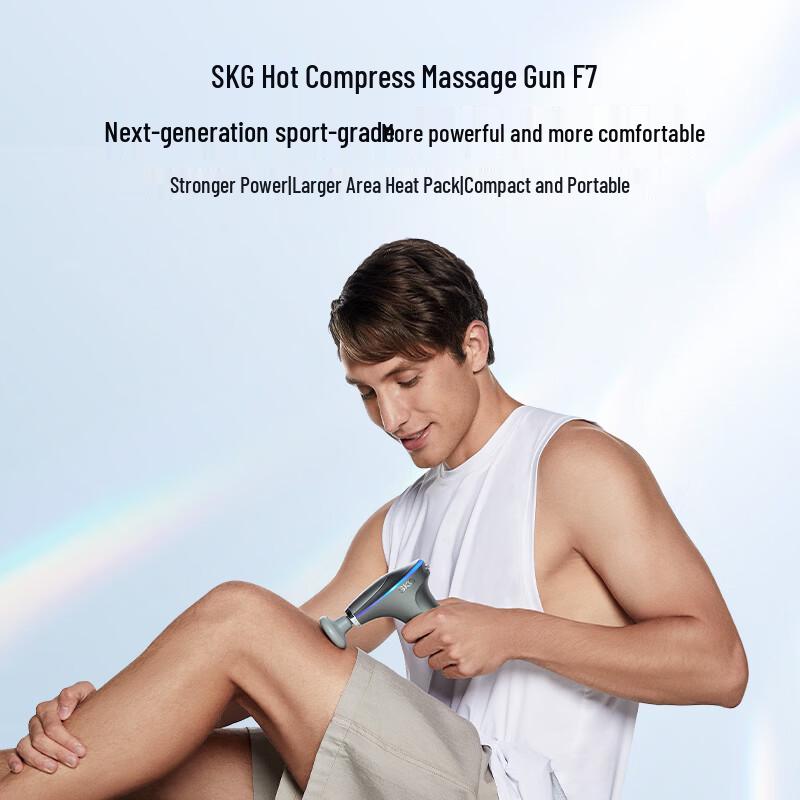 SKG Portable Percussion Massage Gun F7 CN Plug (adapter Included)