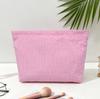 Modern Striped Polyester Toiletry Bag With Breathable Design For Travel And Daily Use