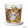 Kanesho Pottery [Pokémon] Pikachu Glass CupTumbler, 8cm, Paper-cut Design, 140161