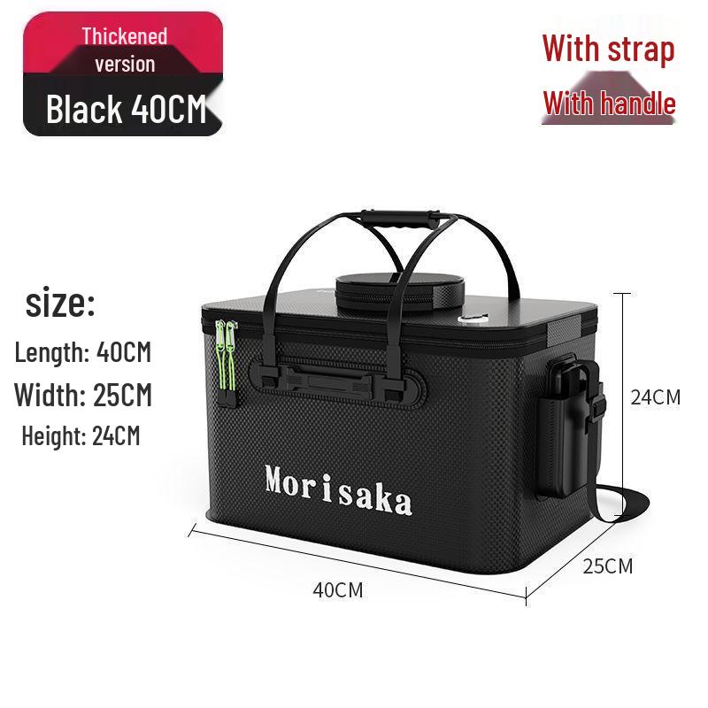 Складное прозрачное ведро-садок для рыбы из ЭВА для рыбалки