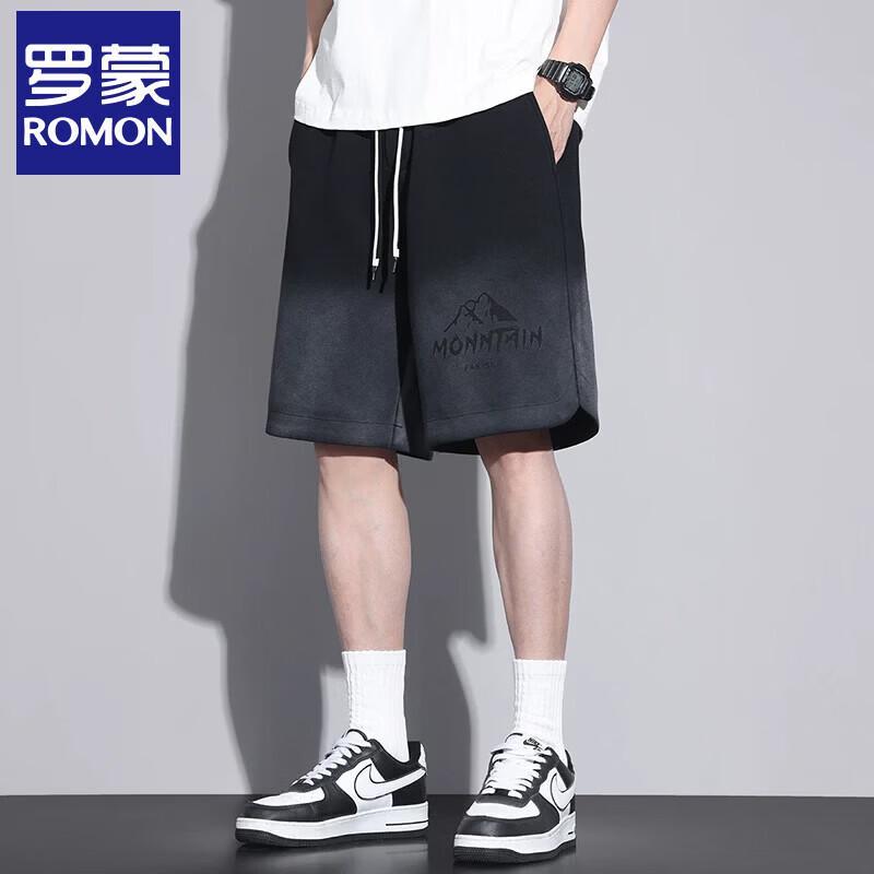 Men s Ice Silk Blend Casual Shorts M