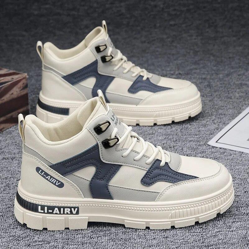 Mens Boots Casual Shoes Winter Leather Designer Luxury Ankle Platform Chelsea Tactical Cowboy Combat Work Safety Sneakers