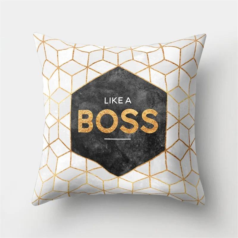 Geometric Abstract Pattern Decorative Pillowcase Living Room Office Decoration Home Pillowcase