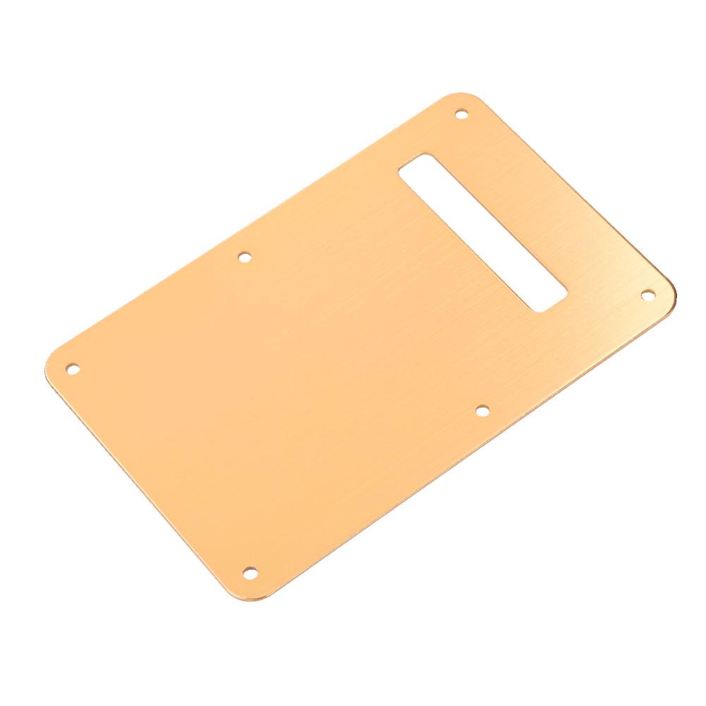Pickguard Tremolo Cavity Cover Back Plate for ST Style Electric Guitar (Gold)