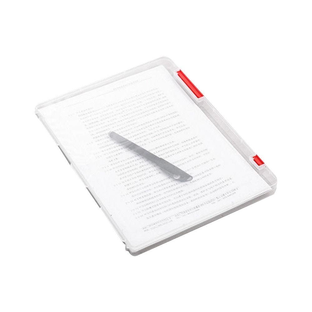 Sorting File Case Transparent Stationery Storage Box Storage Folder File Box File Organizer