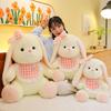 Long Eared Rabbit Plush Toy Bib Rabbit Doll Girl Birthday Valentine'S Day Gift Large