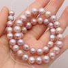 1 Filo, Perle d'Acqua Dolce Naturali AA, Perle Rotonde Fatte a Mano per Collane Fai-da-Te, Materiali per la Creazione di Gioielli 36cm