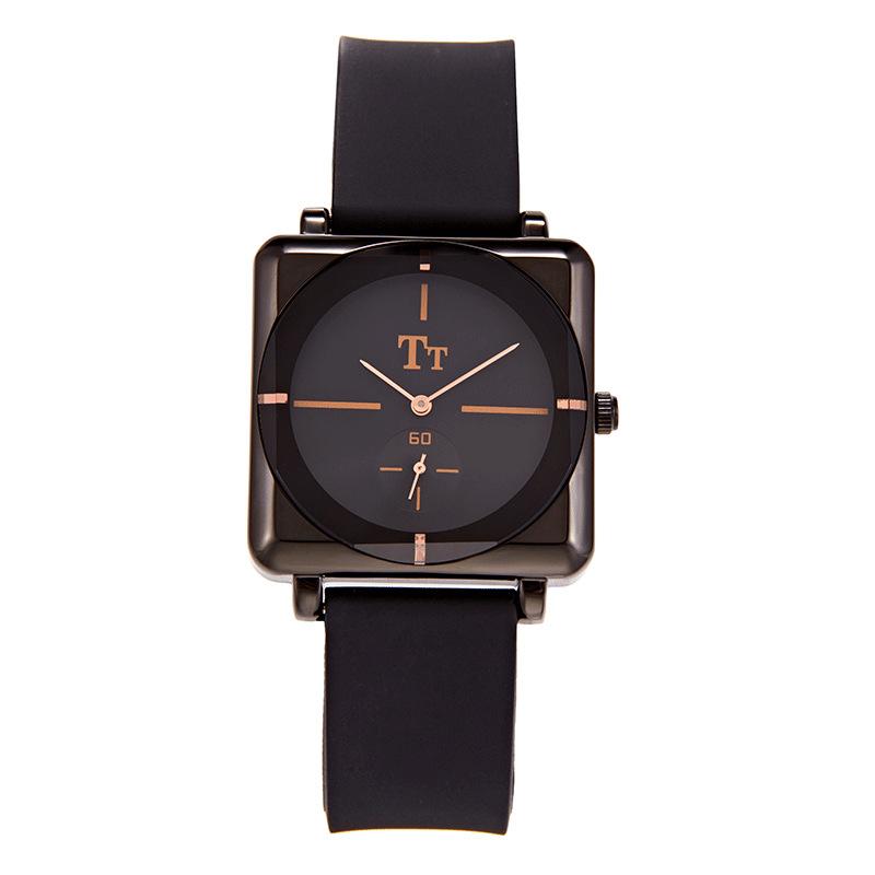 Tianta Square Female And Male Couples Summer Large Dial Simple Fashion Casual Niche Watch