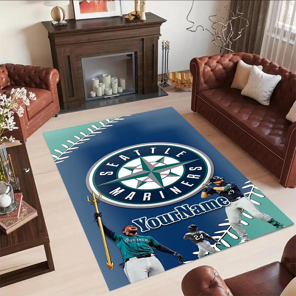 Seattle Seahawks Customizable Name Carpet Design For Decorate Room Dining Room Hallway Study Room Antislip Carpet Office Home Decor