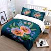 Colorful floral and leaves. Bedding sets Duvet cover sets Duvet covers Pillowcases(1 * Duvet Cover 2 * Pillowcases, without duvet insert)