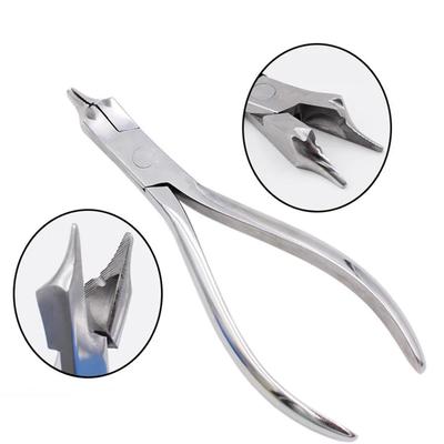 Alicate de Três Mandíbulas para Odontologia Fabricação de Ganchos Curvados Molas de Divisão Corte de Fio de Aço Pinça Técnico-Médica Ferramentas Odontológicas para Ortodontia