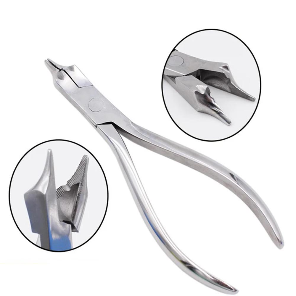 

Dental Three Jaws Plier Bending Clasp Making Split Springs Cutting Steel Wire Medical Technical Forcep Orthodontic Dentist Tools