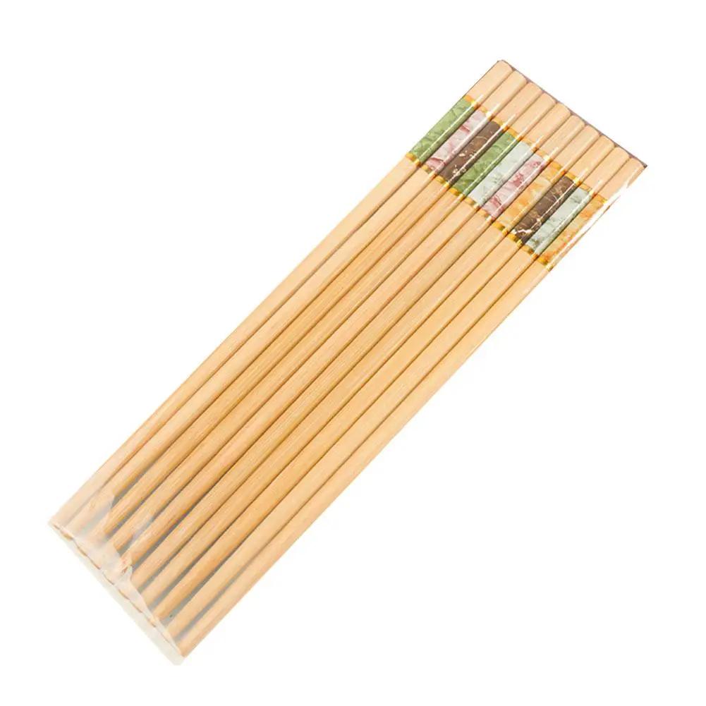 

Japanese 5Pairs Bamboo Chopsticks for Sushi Non-Slip Food Sticks Hot Pot Reusable Chinese Chopsticks Tableware Bamboo Chops R5Y7