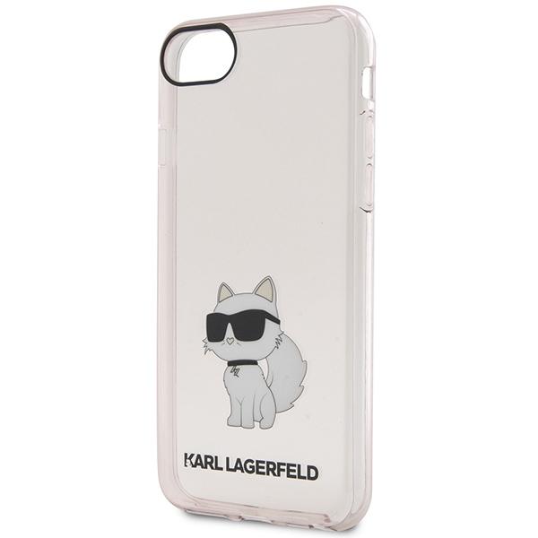 Karl Lagerfeld KLHCI8HNCHTCP iPhone 7/8/SE 2020 / SE 2022 pink hardcase Ikonik Choupette