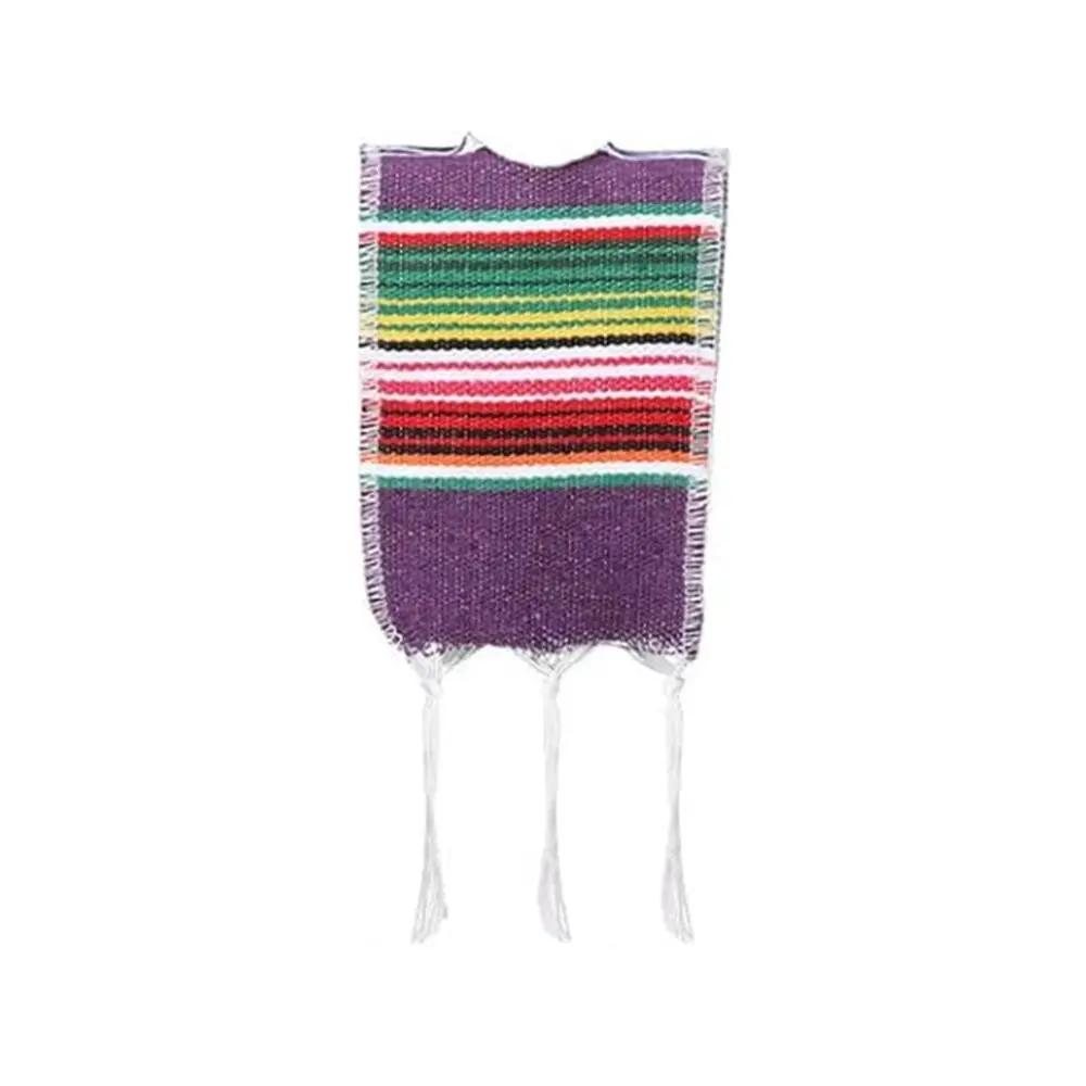 Acessórios Tema Mexicano Mini Chapéus Sombrero Decoração de Festa Decoração de Fiesta Garrafas Serapes Coloridos Capa Poncho de Cerveja